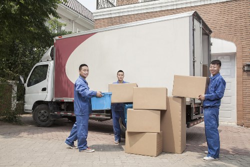 Removal van in Twickenham ready for a local house move