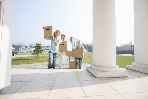 Booking and quotation details for a removals service