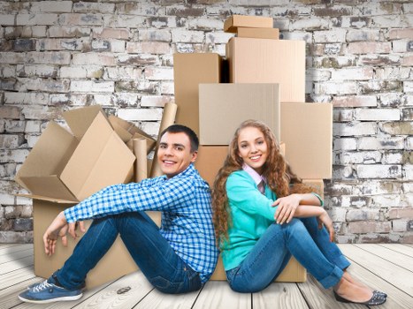 Removal van prepared for a residential move in Twickenham