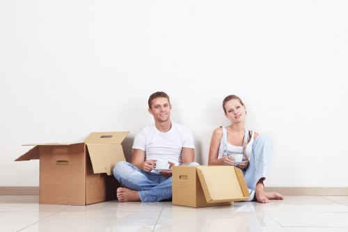 Removal company helping with a residential move in Twickenham