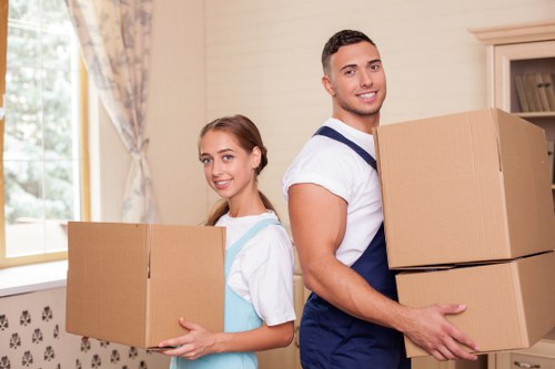 Local moving team handling a flat move near Twickenham Green