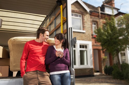 Loading furniture and boxes into a van in Twickenham