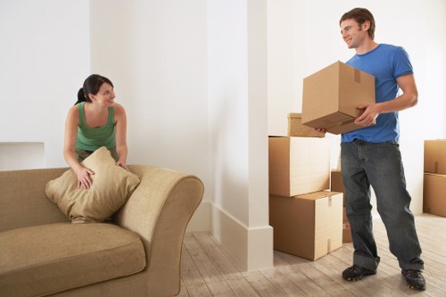 Twickenham street access and parking considerations for a removals van