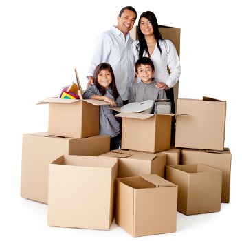 Professional movers handling office furniture during a Twickenham relocation